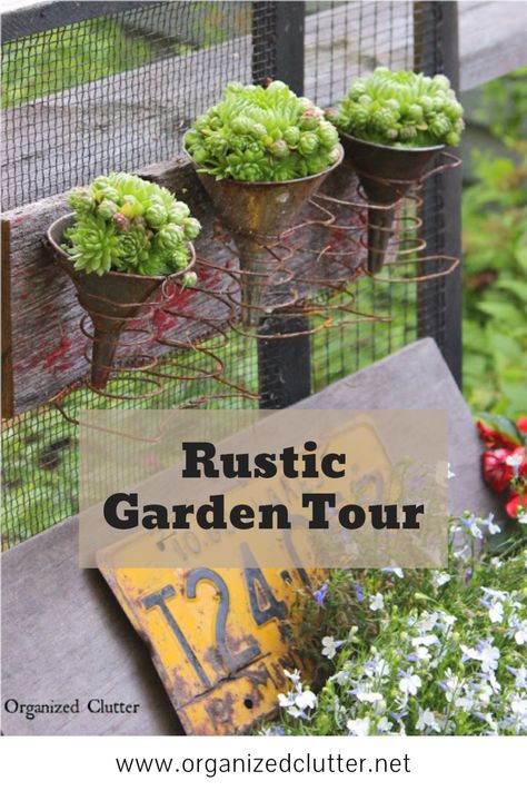 Design, Vintage, Play, Primitive Garden Ideas, Country Garden Decor, Rustic Yard Decor, Primitive Garden Decor, Rustic Garden Decor, Farmhouse Garden