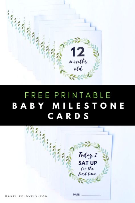 Enter to win a beautiful Culturelle Baby Microbiome Milestone Box from now until November 18 and print these beautiful FREE baby milestone cards to use in baby pictures when you stop by!  AD https://www.makelifelovely.com/baby-milestone-cards/ Baby Milestone Chart, Baby Milestone Cards, Baby Milestone Cards Printable, Baby Monthly Milestones, Baby Month By Month, Monthly Baby Photos, 6 Month Baby Milestones, Monthly Baby, 5 Month Baby Milestones