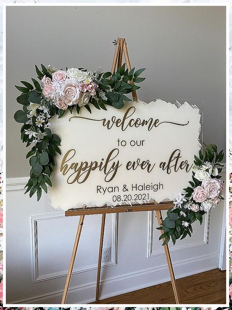 Wedding Signs For Reception - With new amazing products releasing everyday, visit to find what you have been looking for. DO IT IMMEDIATELY! Wedding Decor, Engagements, Wedding Welcome Boards, Welcome To Wedding Sign, Welcome Sign For Wedding, Welcome To Our Wedding, Wedding Welcome Signs, Wedding Decal, Bridal Shower Signs