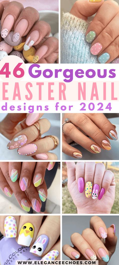 Immerse yourself in the festive spirit of Easter with Easter nail designs that capture the essence of the season. From the soft pastels of spring to the playful imagery of Easter bunnies and eggs, these nail ideas are a celebration of renewal and joy. Whether you prefer the durability of Easter nails acrylic or the simplicity of polish, there's an Easter nail art design for everyone. Find the most creative Easter nail ideas spring. Instagram, Pink, Acrylics, Design, Manicures, Nail Art Designs, Fan, Easter Nails Design Spring, Easter Nail Designs