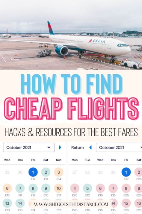 Who doesn't want to save money on flights? Airfare can be the most costly part of a trip, keeping you from saving money while traveling. But now you can use these 20 tips and tricks on how to find cheap flights to anywhere! These cheap flight hacks include the best advice and resources for finding affordable flights. Use these budget travel tips to your advantage and get low cost flights to your next destination! Weekend Getaways, Budget Travel, Find Cheap Flights, Budget Travel Destinations, Budget Travel Tips, Best Budget, Travel Low Budget, Affordable Flights, Cheap Travel