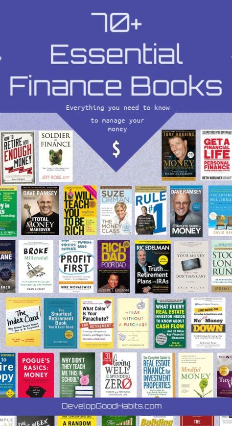See the best finance books. Separated into multiple finance categories: Investment. Personal finance. Retirement. Real estate investing. Frugal living. Knowledge is power and when dealing your money, you will want all the financial firepower you can get. #finance #financialplanning #personalfinance #books #bestbooks #mustread #nonfiction #booklists #financebooks #manageyourmoney #debtfree Personal Finance, Life Hacks, Personal Finance Books, Finance Tips, Finance Books, Entrepreneur Books, Business Books, Finance, Bookkeeping