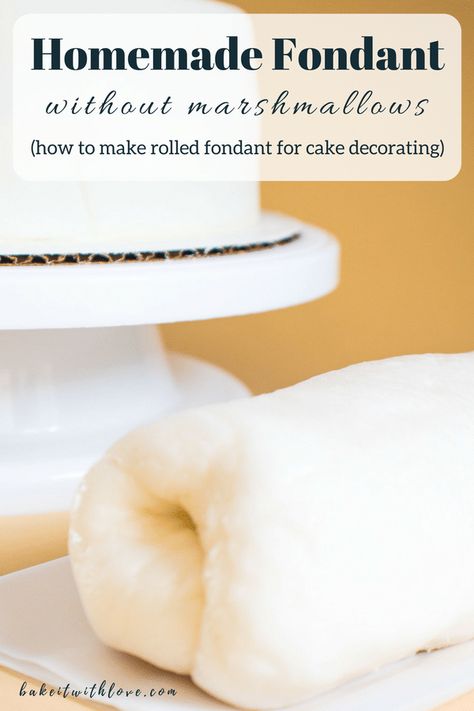 Fondant, Desserts, Cake Decorating Techniques, Homemade Fondant Recipes, Homemade Fondant, Easy Fondant Recipe, Fondant Recipe Without Marshmallows, Rolling Fondant, Fondant Recipe