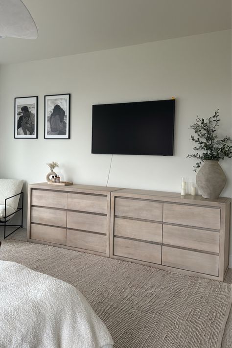 Shop Cayman 6-Drawer Dresser and other curated products on LTK, the easiest way to shop everything from your favorite creators. Decoration, 6 Drawer Dresser, Dresser With Tv, Bedroom Dresser Styling, Dresser Decor Bedroom With Tv, Bedroom Chest Of Drawers Styling, Bedroom Dressers, Master Bedroom Dresser Decor, Bedroom Chest Of Drawers