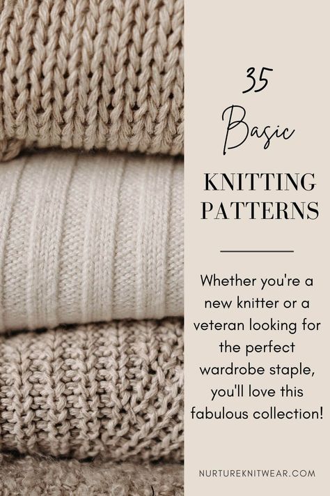 Amigurumi Patterns, We Are Knitters Pattern, Aran Wool Knitting Patterns Free, Beginner Blanket Knitting Patterns, Beginner Cardigan Knitting Pattern, Knit Ideas For Beginners, What To Knit For Beginners, Beginner Knitting Sweater Patterns, Knit Design Pattern