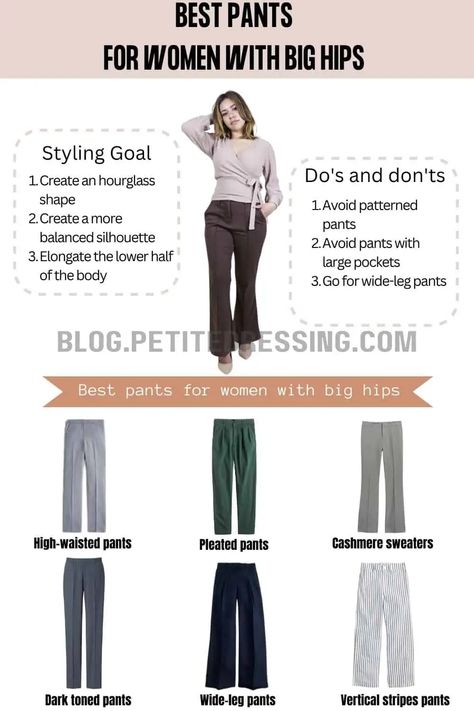 The Complete Pants Guide for Women With Big Hips Outfits, Glow, Winter, Business Casual Outfits, Wardrobes, Best Work Pants, Pants For Women, Tailored Pants Women, Tailored Pants