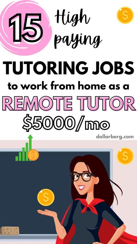 15 high-paying tutoring jobs to work from home Reading, Teachers, Learning, Teaching, Maths, Education, Work, Job, Ebook
