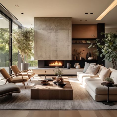 Expansive windows in this living room offer unobstructed views, a key feature of its contemporary interior design. Living Room Designs, Modern Living Room, Living Room Stands, Living Room Design Inspiration, Living Room Modern, Living Room Interior, Contemporary Interior Design, Modular Sofa, Living Room Decor