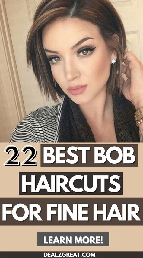 22 Best Bob Haircuts for Fine Hair Trending Right Now! Bobs For Thin Hair, Best Bob Haircuts, Bob Haircut For Fine Hair, Medium Bob, Haircuts For Thin Fine Hair, Haircuts For Fine Hair, Thin Hair Haircuts, Thin Hair Cuts, Thin Hair Styles For Women