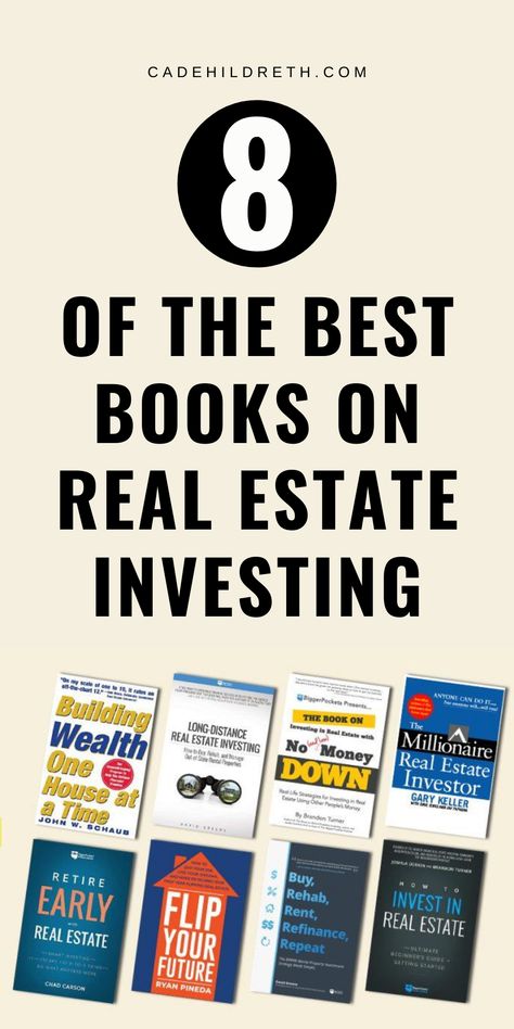 Ideas, Real Estate Investing Books, Best Real Estate Investments, Investment Books, Real Estate Investing, Real Estate Guide, Business Investment, Real Estate Education, Real Estate Book