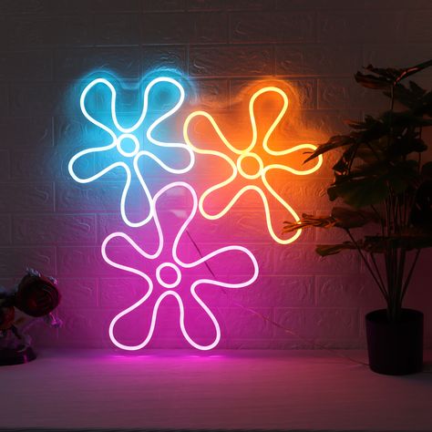 Beauty Attracts The Customers. When you present your brand with Mulit-Colors bright neon signs, it will catch the attention of the potential clients promoting your brand in a fashionable way. Customizing your signs with our service will be a top hit for the interior design of your shop. 🎀We also make custom design signs, you can click this link for more details: https://www.etsy.com/shop/NeonArtists?ref=seller-platform-mcnav 【 Color】 Light Blue,Gold Yellow,Hot Pink Others  【Size】: H:20 IN-50 CM Neon, Neon Light Signs, Led Neon Signs, Neon Wall Signs, Neon Sign Bedroom, Neon Lighting, Neon Decor, Neon Wall Art, Diy Neon Sign