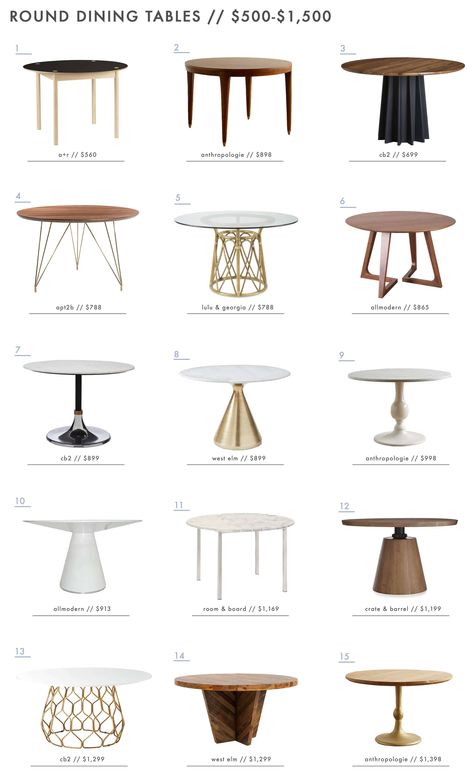 A Roundup of 126 Dining Tables for Every Style and Space - Emily Henderson Dining Room, Dinning Room, Modern Dining Table, Dining Room Design, Dining Room Table, Dinning Table, Dining Room Decor, Dining Tables, Dining
