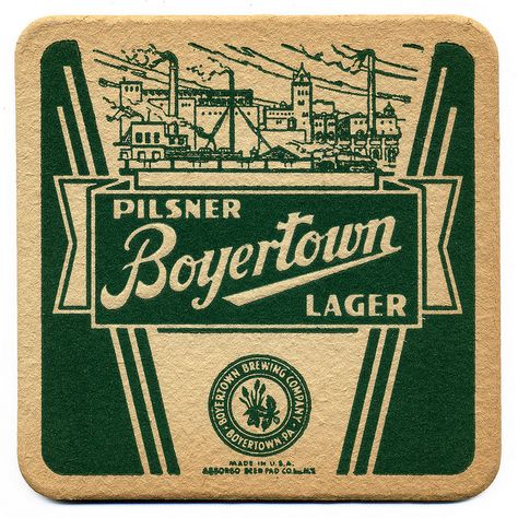 Boyertown Lager. Boyertown Brewing Company. Boyertown, PA. Pottstown, Beer 101, Brewery, Vintage Beer, Brewing Company, Beer Ad, Beer Mats, Bier, Beer Signs