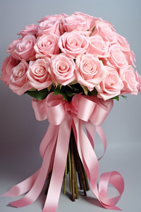 Bouquet of roses Beautiful Bouquet Of Flowers, Beautiful Flowers Pictures, Amazing Flowers, Beautiful Roses, Pretty Flowers, Fresh Flowers, Birthday Flowers Bouquet, Pink Flower Bouquet, Happy Birthday Flower