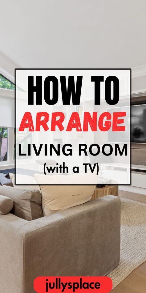 How to Arrange Living Room Furniture with a TV: Optimal Placement and Layout Tips. This blog post is all about living room arrangements, living room furniture arrangement ideas, living room set up ideas layout, living room furniture layout. Layout, Diy, Furniture Placement Living Room With Tv, Living Room Rearranging Ideas, Living Room With Sectional, Living Room Sectional, Living Room Furniture Arrangement, L Shaped Living Room, Family Room Sectional
