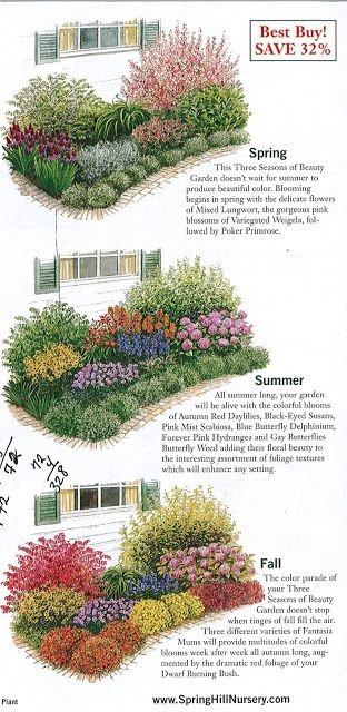 rtfgvb This week I am featuring a made-to-order garden from Spring Hill Nurseries. For those of you that are not confident in your planning skills, this nursery has a handful of pre-planned, ready to plant gardens. This one is nice because it is planned for waves of color in every season. I ordered this garden […] Shaded Garden, Front Garden Landscaping, Back Garden Landscaping, Garden Landscaping, Backyard Landscaping, Yard Landscaping, Front Landscaping, Front Yard Landscaping, Outdoor Gardens
