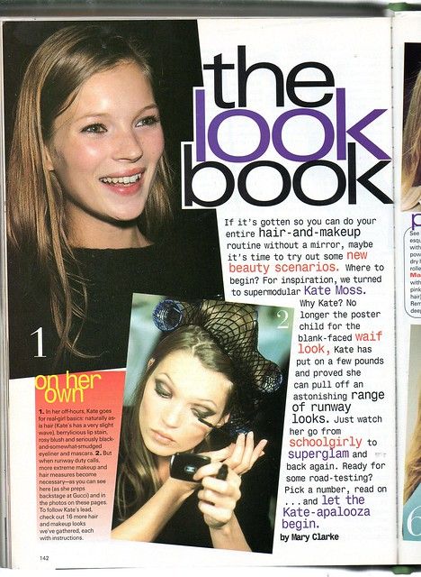 Retro, Kate Moss, Teen Magazine, Makeup Magazine, Seventeen Magazine 90s, Seventeen Magazine, Fashion Magazine, 90s Makeup, Magazine Articles