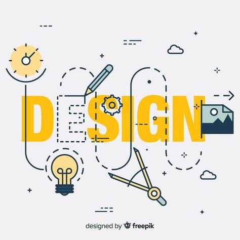 Design process concept for landing page Free Vector | Free Vector #Freepik #vector #freedesign #freetechnology #freelayout #freeweb Design, Banner Design, Web Design, Graphic Design Posters, Web Development Design, Design Process, Concept Design, Design Thinking Process, Business Infographic