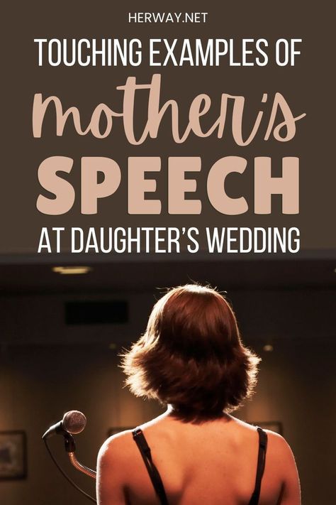 Your daughter’s big day is coming and you still didn’t write your wedding toast? Check out these examples of a mother’s speech at daughter’s wedding. Bride Speech Examples, Wedding Toast Speech, Wedding Wishes Messages, Toast Speech, Wedding Speech Examples, Bride Wedding Speech, Mother Daughter Wedding, Letter To Daughter, Wedding Emergency Kit