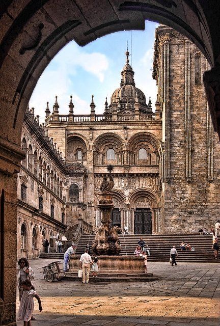 Plaza de Quintana, Santiago de Compostela, Galicia - Spain                                                                                                                                                      Más Architecture, Granada, Resim, Fotografie, Fotografia, Paisajes, Turismo, Sevilla, Beautiful Places