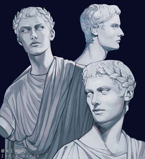 Character Art, Roman, Rome, Emperor, Art, Statue, Boy Art, Roman Characters, Roman Emperor