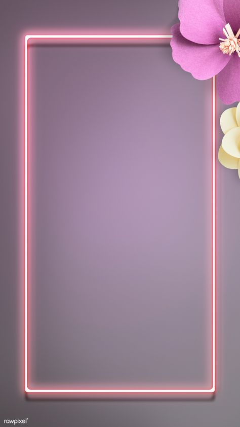 Iphone, Neon, Frame Template, Poster Background Design, Photo Frame Wallpaper, Flower Background Wallpaper, Pink Background, Iphone Background, Pink Wallpaper Backgrounds