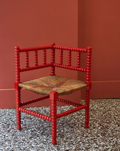 Vintage French Lacquered Bobbin Chair | L'absurde Vintage, Home, Antiques, Diy Furniture, Inspiration, Home Décor, Dining Chairs, Interior, French