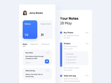 Notes App by Daniel🔥 on Dribbble Interface Design, Web Design, Layout, Apps, Ui Ux Design, Ux Design, User Interface Design, Mobile App Design Inspiration, Mobile App Design