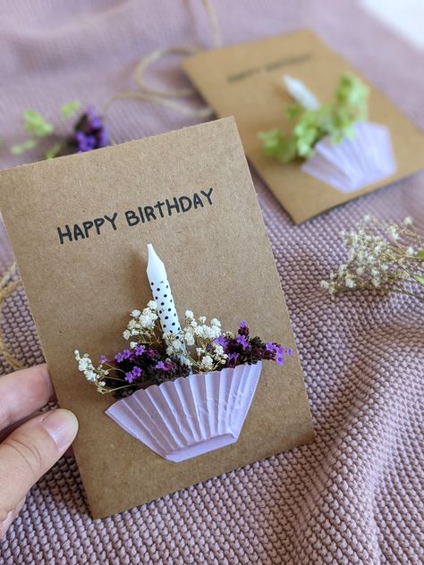 Handmade Birthday Cards, Diy, Diy Geschenke, Birthday Cards Diy, Easy Birthday Cards Diy, Diy Birthday Gifts, Diy Birthday Gift, Happy Birthday Card Diy, Simple Gifts