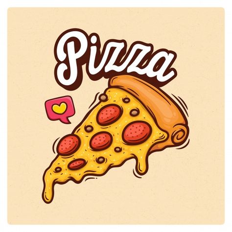 Pizza dibujado a mano ilustración doodle | Premium Vector #Freepik #vector #comida #mano #dibujos-animados #pizza Kawaii, Doodle, Doodle Art, Graffiti, Art, Animation, Food Art, Pizza Vector, Pizza Drawing