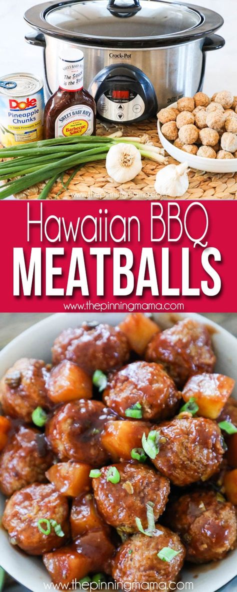 Healthy Recipes, Appetiser Recipes, Hawaiian Meatballs, Hawaiian Bbq, Hawaiian Food, Bbq Meatballs, Barbecue Meatballs, Meatballs, Barbecue Meatball Recipes