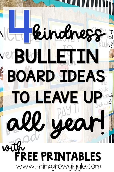 Need bulletin boards you can use all year long? These kindness bulletin board ideas are the perfect way to keep your classroom looking fresh and reminding students about the importance of kindness. Click the pin to check out these simple bulletin board ideas! Bulletin Boards, Fresh, Bulletin Board Ideas For Teachers, School Counseling Bulletin Boards, Counseling Bulletin Boards, Sel Bulletin Board Ideas Elementary, Middle School Bulletin Boards, Classroom Bulletin Boards Elementary, Teacher Bulletin Boards