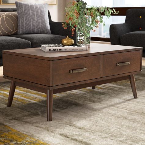 Rustic Furniture, Sofas, Interior, Mid Century Modern Coffee Table, Modern Side Table, Modern Wood Coffee Table, Modern Coffee Tables, Modern Furniture Living Room, Coffee Table With Drawers