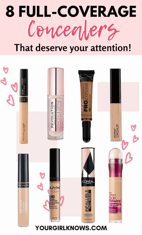 Concealers are a makeup junkie's best friend. And I know you agree! That's is why here are best drugstore concealers of all times to fake a night's sleep. #makeup #concealers Eye Make Up, Concealer, Eyeliner, Best Drugstore Concealer, Best Full Coverage Concealer Drugstore, Good Concealer Drugstore, Drugstore Concealer, Full Coverage Drugstore Concealer, Best Drugstore Makeup