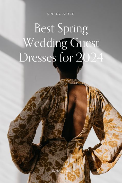 Be the best-dressed guest at any spring wedding! I'm sharing my selection of the best spring wedding guest dresses for 2024. Summer, Outfits, Spring Wedding Guest Dress, Wedding Guest Dress Summer, Wedding Guest Outfit Spring, Summer Wedding Outfit Guest, Wedding Guest Dress, Wedding Guest Outfit Summer, Cocktail Dress Wedding Guest