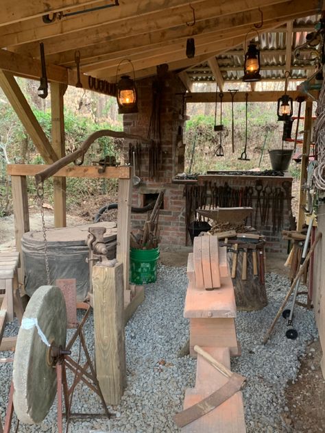 Workshop, Camping, Architecture, Design, Blacksmith Workshop, Blacksmith Shop, Metal Working, Blacksmith Forge, Home Forge