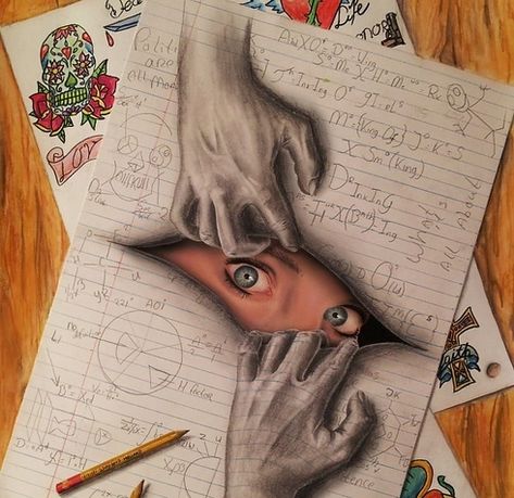 These 3D Sketches Are Just Extraordinary Painting & Drawing, Art, Graffiti, Art Drawings, Artists, Street Art, Amazing Art, Drawing & Painting, Art Design