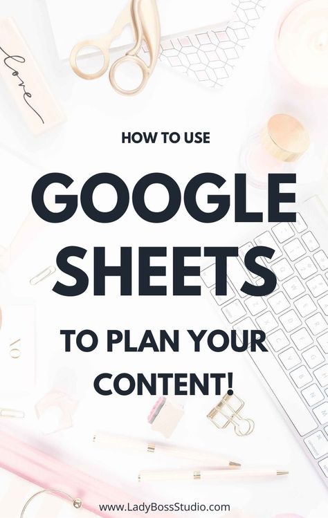 How To Use Google Sheets To Plan Your Content! A blog post by Lady Boss Studio Inc. Content Marketing, Instagram, Apps, Content Planning, Content Calendars, Content Planner, How To Start A Blog, Content Strategy, Content Writing