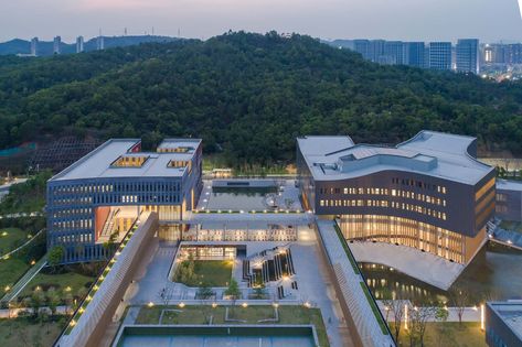 Gallery of Library of the Chinese University of Hong Kong’s Shenzhen Campus / Wang Weijen Architecture - 9 Exterior, Hong Kong, Architecture, Architecture Building Design, Architecture Building, Architecture Design, Building Design, Architecture Design Drawing, Architecture Photo