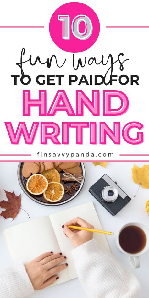 Want a creative way to make money online? Handwriting jobs are a thing! And we've got the scoop on how you can start making money by simply writing out your thoughts. So, if you're looking for a way to make some extra cash and have fun doing it, this is the perfect work from home job opportunity for you! #onlinejobs #sidehustle #makemoney Way To Make Money, Make Money From Home, Make Money Now, Student Loan Forgiveness, Ways To Earn Money, How To Make Money, Earn Money From Home, Work From Home Jobs, Online Jobs