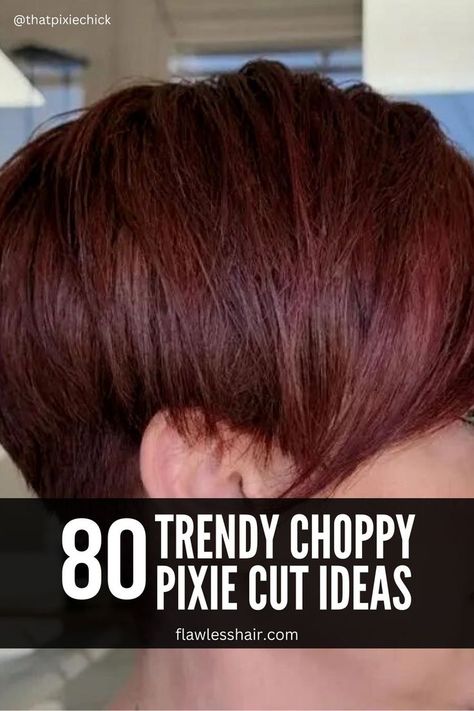 Trendy choppy pixie cut ideas - Bold and edgy short hairstyles with a touch of messiness. Try the shag pixie cut or choppy hair for a trendy look. #ChoppyPixieCut #MessyPixieHairstyles #ShagPixieCut #ShortChoppyHair #EdgyHairstyles Super Short Hair, Pixie Cut, Stylish Short Hair, Short Hair With Bangs, Pixie Bob Hairstyles, Short Hair Pixie Cuts, Short Choppy Hair, Messy Pixie Haircut, Messy Short Hair
