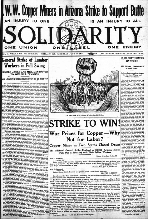 IWW History Project History, General Strike, History Projects, University Of Washington, Student Newspaper, Solidarity, Newspapers, Student, Yearbook