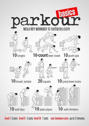 Parkour Workout | neilarey.com | #fitness #bodyweight Gym Workouts, Yoga, Fitness, Gym, At Home Workouts, Gym Workout Tips, Full Body Workout, Bodyweight Workout, Workout Plan