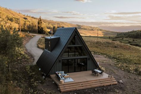 A-Frame on 6 Acres bordering National Forest - Cabins for Rent in Kremmling, Colorado, United States - Airbnb House Plans, House Design, Building A Cabin, A Frame Cabins, Cabins In The Woods, Cabin Design, A Frame House Plans, Cabin Plans, Cabin Homes