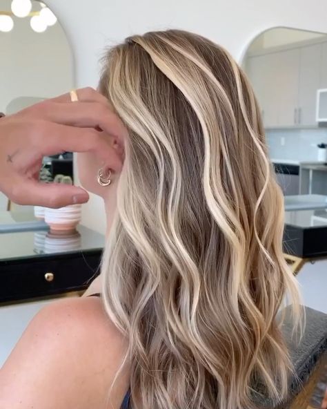 Blonde Highlights, Balayage, Blondes, Heavy Highlights, Heavy Blonde Highlights, Partial Highlights, Sandy Blonde, Dimensional Highlights, Light Blonde Highlights