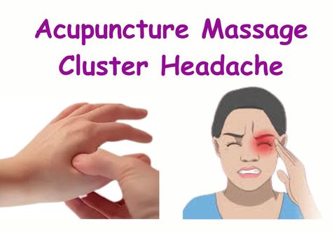 #Cluster #Headache Relief #Massage In this Article you will get tips on Cluster Headache Relief Massage . In this Blog Article you will found some Home Remedies about how to get rid of a headaches fast with needless acupuncture .In this Blog Different modes of Needless Acupuncture are mentioned like Applying seeds,magnets and also by applying Pressure on that particular Acupuncture or Acupressure Point .If you Like this Article Do not Forget to Save or Bookmark this article For Future. Acupuncture, Om, Acupressure Points For Headache, Cluster Headache Treatment, Headache Relief Pressure Points, Acupressure Points, Cluster Headaches Relief, Headache Relief, Headache Remedies