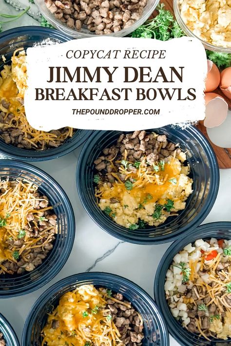 Fitness, Healthy Recipes, Jimmy Dean Breakfast Bowls, Jimmy Dean Sausage Recipes, Jimmy Dean Sausage, Copycat Recipes, Jimmy Dean, Skinny Taste, Breakfast Brunch