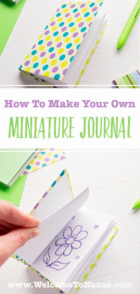 Journal Diy How To Make Your Own, Miniature Journal, Drawing Hacks, Hearts Paper Crafts, Doodle Pictures, Mixed Media Stencils, Paper Journal, Diy Journal Books, Craft Easy