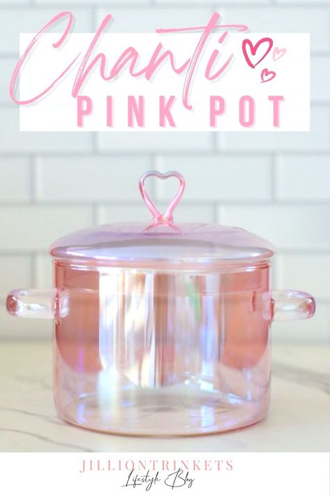 Chanti Pink Pot Pink, Products, Home Décor, Dessert, Sweet Home, Decor Essentials, Pink Kitchen Decor, Kitchen Items, Kitchen Decor Essentials