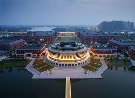 combinations of red brick build new zhejiang university campus in china: the campus enjoys a neo-classical style in general, with each… Design, Chongqing, Architecture, Chief Architect, Architecture Firm, Architecture Building Design, Architecture Building, Architecture Design, Architect
